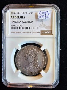 CHOICE 1836 �L���b�v�h�o�X�g �n�[�t�_���[ NGC AU �ڍ� ��������G�b�W 50C