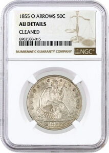 1855�N O Arrows 50�Z���g �V�[�e�b�h ���o�e�B �n�[�t�h�� �V���o�[ NGC AU �ڍ׃N���[�j���O�ς݃R�C��