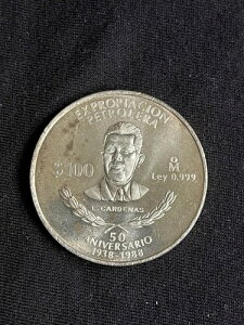1988 ���L�V�R 100 �y�\ Exppropiacion Petrolera 1oz 50 ���N�L�O