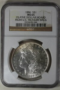 1886�N 1.00 NGC MS65 �I���C�T�E�h�� �A�����J�����ȑ� �����K�����