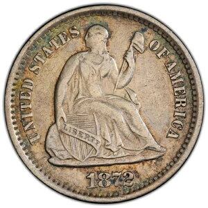 1872-S �n�[�t�_�C�� MM �ȉ� MPD RPD FS-301 PCGS XF �f�B�e�[��-