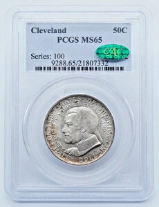 1936�N �N���[�u�����h �Z���e�j�A�� �V���o�[ �n�[�t�h�� PCGS CAC MS65 - U1058