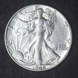 1942-P �E�H�[�L���O�E���o�e�B�E�V���o�[�E�n�[�t�h�� 50�Z���g -���i��- COINGIANTS -