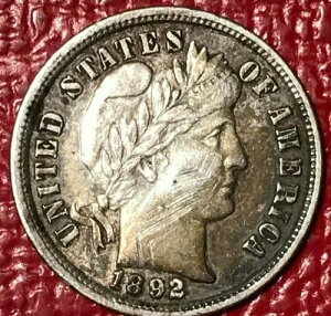 ���i�� XF/AU �ڍ� 1892 P �o�[�o�[ �V���o�[ �_�C�� �R�C�� - �\�ʏ����� - JAN120