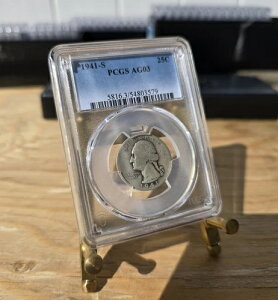 1941-S ���V���g�� �N�H�[�^�[ - PCGS AG03