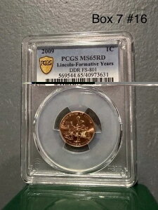 2009 PCGS MS65RD �����J�[���`���� DDR