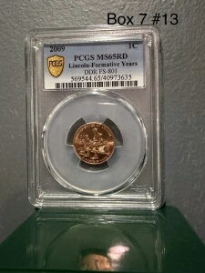 2009 PCGS MS65RD �����J�[���`���� DDR