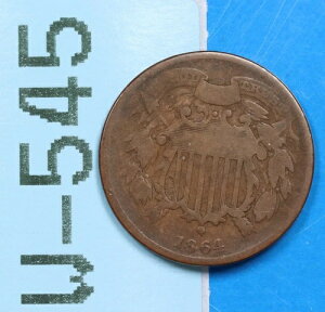 1864�N 2C 2 2�Z���g�s�[�X ���^���b�g�[�� ����US�^�C�v�R�C�� RW-545-
