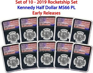 2019 D �P�l�f�B NGC MS66 PL �A�[���[�����[�X ���P�b�g�V�b�v 10�Z�b�g