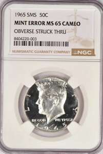 1965�N SMS �P�l�f�B �n�[�t�_���[ NGC MS 65 �J���I �X�g���b�N�X���[�~���g �G���[ 50C