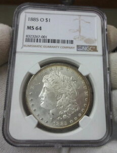 1885-O �����K���E�_���[ NGC MS64 (PL Fields)(NICE COIN)