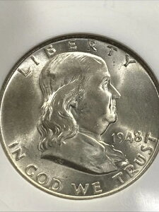 1948 50c �t�����N���� 1/2 �h�� DDR ANACS MS64 FBLItem 9506-