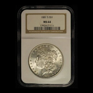 1881-S 1�h�� �����K����� NGC MS64 - ���������i�č��j