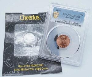 2000�N �����J�[���L�O�� 1�Z���g �`�F���I�X �Z���g PCGS MS65RD COA�t�� - U2375