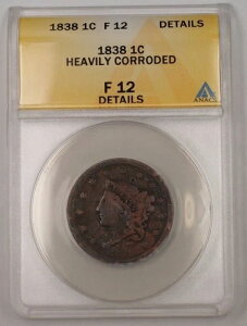 1838�N �A�����J �R���l�b�g�w�b�h ���[�W�Z���g 1�Z���g�R�C�� ANACS F-12 �ڍ� ���H��������