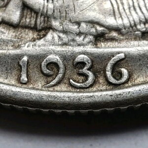1936�N 25�Z���g �E�H�[�L���O�E���o�e�B �V���o�[ �n�[�t�h�� - DDO FS-102 - SKU-Z6106