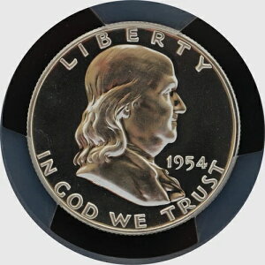 PR66 1954 PCGS�O���[�h �t�����N���� �V���o�[ �n�[�t�_���[ �v���[�t ������ �󏭃R�C��