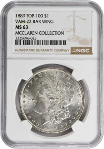 1889 VAM 22 �����K����� �o�[�E�B���O MS63 NGC