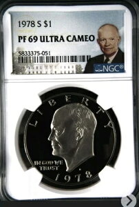 1978-S �A�C�[���n���[ �h�� IKE NGC PF69 UCAM �X�y�V���� Lbl Bx29