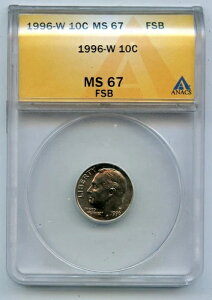 ?? 1996 W ANACS MS67 FSB ���[�Y�x���g �_�C�� �E�F�X�g�|�C���g �~���g �u���X�g �z���C�g �X�v���b�g�o���h