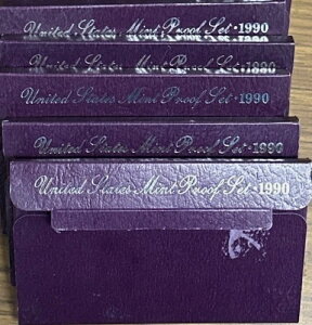 ���b�g/5 (25 �R�C��) 1990 �v���[�t �Z�b�g �~���g���s �I���W�i�� �{�b�N�X & COA ���J�� ��������!