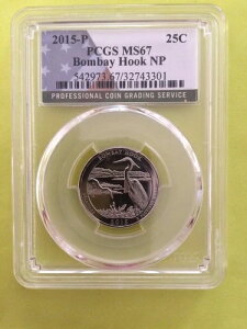 2015�N P �{���x�C�t�b�N �i�V���i�����C���h���C�t PCGS MS67 �r�W�l�X�X�g���C�N �N�H�[�^�[�R�C��