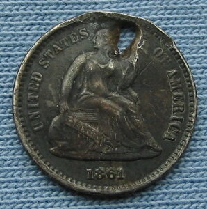 1861�N P ���Ȍ^���R�̏��_�n�[�t�_�C�� - �_�[�N�g�[���A������/�������� (H10C 5C)