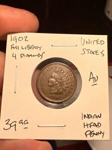1902�N �A�����J�� �C���f�B�A���w�b�h �y�j�[ �t�����o�e�B 4�_�C�������h