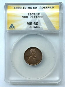 �A�����J �����J�[�� �Z���g 1909 VDB MS 60 �ڍ� ANACS