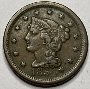 1854�N - �҂ݍ��݃w�A ���[�W�Z���g - XF �ڍ�/Rev DMG ���m�ȃR�C���摜 #LC385