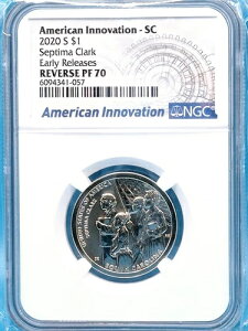 2020-S $1 �A�����J���E�C�m�x�[�V����-SC �Z�v�e�B�}�E�N���[�N Rev PF 70 �A�[���[�����[�X �g�b�v�|�b�v