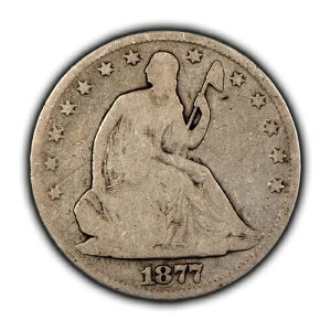 1877�N 50�Z���g ���Ȏ��R�̏��_�� �V���o�[�n�[�t�h�� - �\���b�h�f�B�e�[�� - SKU-H3485