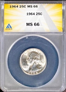 1964�N 25�Z���g��� ���V���g���{�� MS 66 �W�F�� ANACS # 7726045 + �{�[�i�X