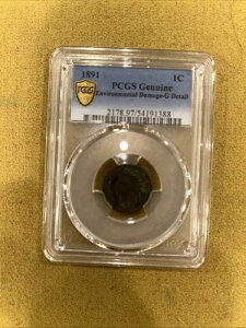1891�N�C���f�B�A���w�b�h�y�j�[ PCGS �������_���[�W G �ڍ�