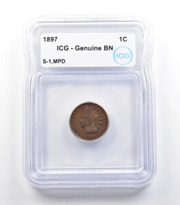 1897�N�C���f�B�A���w�b�h�Z���g�~���g�G���[S-1 MPD����BN ICG *2317