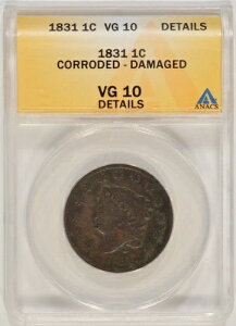 1831�N �R���l�b�g�w�b�h ���[�W�Z���g 1�Z���g ANACS VG10 �ڍ� ���H/�������� 4608288