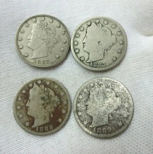 (4) ���o�e�B�E�j�b�P�� 1883NC AU+/1887/1888/1889 CIRC (A5)
