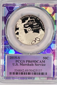 2015�N S �č��A�M�ۈ����� PCGS PR69DCAM PF 69 �E���g���J���I �L�O 50�Z���g