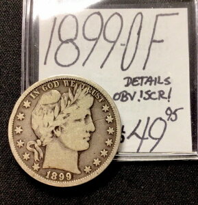 1899 O Barber �n�[�t�_���[ F! �ڍ�: OBV. SCR! ENN �R�C��