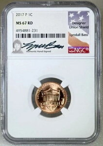 2017 P 1C ���j�I���V�[���h �����J�[���Z���g NGC MS67 RD �����_���E�o�X����