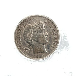 1902�N P �o�[�o�[ �_�C�� ANACS XF 40 �ڍ� - �N���[�j���O�ς�
