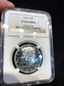 1969-S �P�l�f�B �n�[�t�_���[ NGC PF 69 �J���I - 50�Z���g