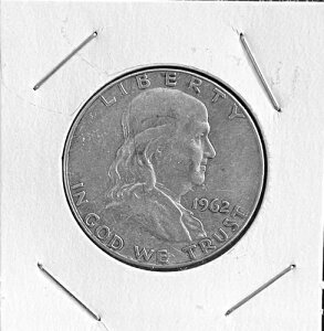 1962�N�� �t�����N���� �n�[�t�_���[ 90% �V���o�[ ���ɔ����� ����؂��O�ɂ��������߂�������
