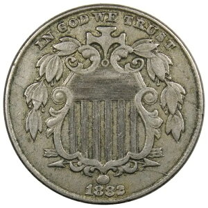 1882�N �V�[���h�j�b�P�� XF+ EXTRA FINE ��ԃ^�C�v �R�C�� A2123