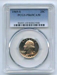1969�N S 25C ���V���g�� �N�H�[�^�[ PCGS PR69CAM GEM MB 5421