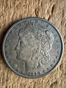 1890�N �����K���E�_���[ AU UNC ������ 90%��� 1�h�� US�R�C�� b2-21