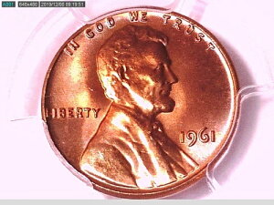 1961�N P �����J�[���L�O�Z���g PCGS MS 65 RD 30134601 �r�f�I