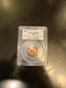 1967�N SMS �����J�[�� �y�j�[ MS67RD PCGS �F��
