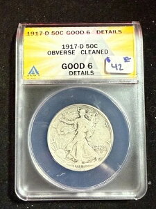 1917�N D �E�H�[�L���O ���o�e�B �n�[�t �_���[ ANACS G 6 �ڍ� �\�ʃN���[�j���O�ς�