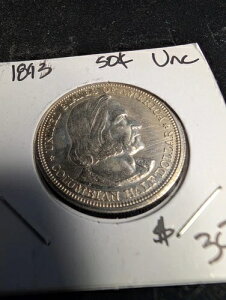 1893�N 50�Z���g �R�����r�A��݋L�O